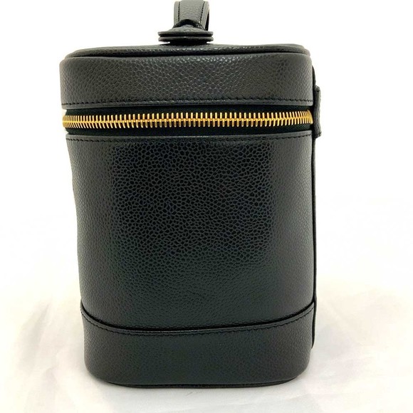 Chanel Vanity Black Caviar Skin Bag - Picture 1 of 11